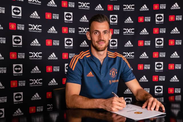 Newcastle United goalkeeper Martin Dubravka is on loan at Manchester United. 