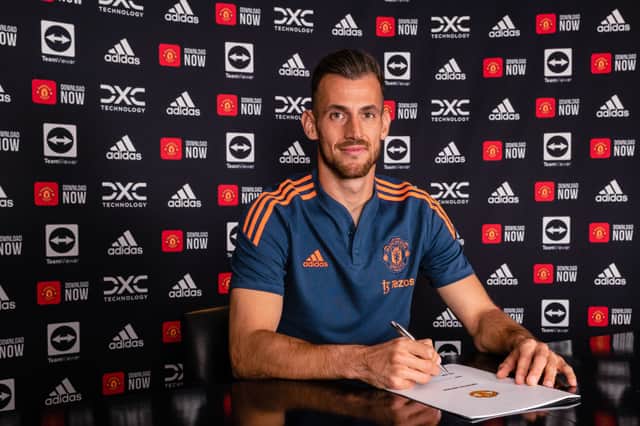 Newcastle United goalkeeper Martin Dubravka is on loan at Manchester United. 
