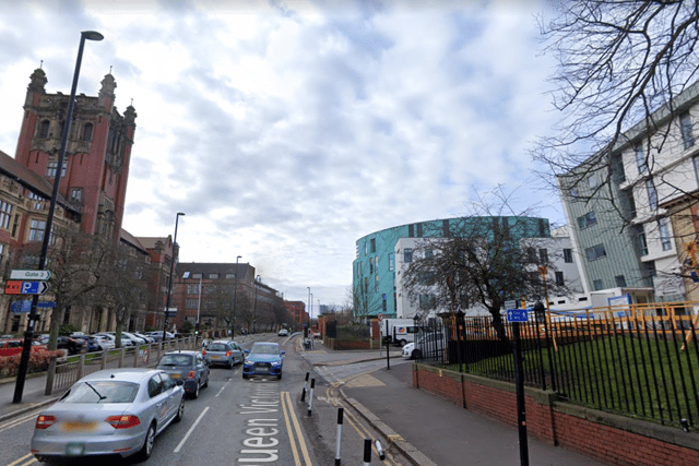 The gas leak has happened near Newcastle University and the RVI (Image: Google Streetview)