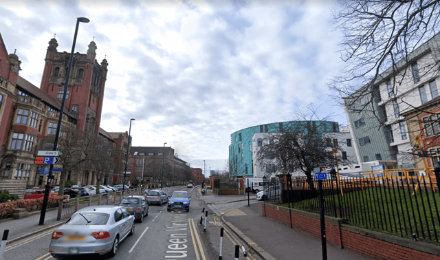 The gas leak has happened near Newcastle University and the RVI (Image: Google Streetview)