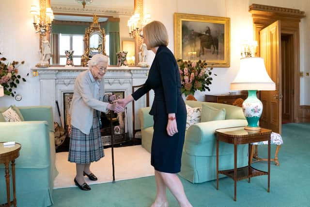 Queen Elizabeth met new Prime Minister Liz Truss at Balmoral on Tuesday (Image: Getty Images)
