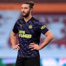 Former Newcastle United striker Andy Carroll. (Photo by MIKE EGERTON/POOL/AFP via Getty Images)