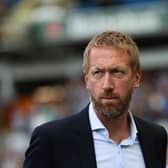 Graham Potter has left Brighton to join Chelsea. (Photo by ADRIAN DENNIS/AFP via Getty Images)