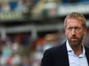 Graham Potter has left Brighton to join Chelsea. (Photo by ADRIAN DENNIS/AFP via Getty Images)