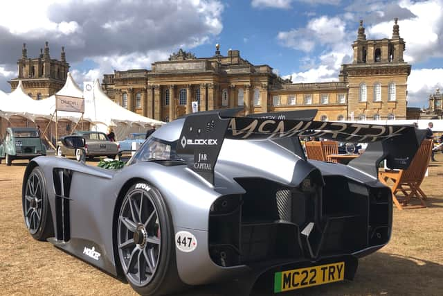 The McMurtry Spéirling, which shattered the Goodwood Hill Climb record, made an appearance