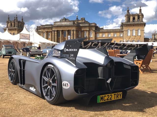 The McMurtry Spéirling, which shattered the Goodwood Hill Climb record, made an appearance