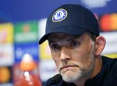  Thomas Tuchel, former manager of Chelsea speaks to the media after a defeat in the UEFA Champions League group E match at Dinamo Zagreb (Photo by Jurij Kodrun/Getty Images)