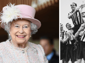 Queen Elizabeth II and Newcastle United in 1995 (Image: Getty Images)