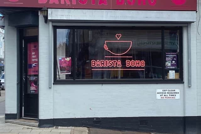 Barista Boho is located on Saville Street, North Shields