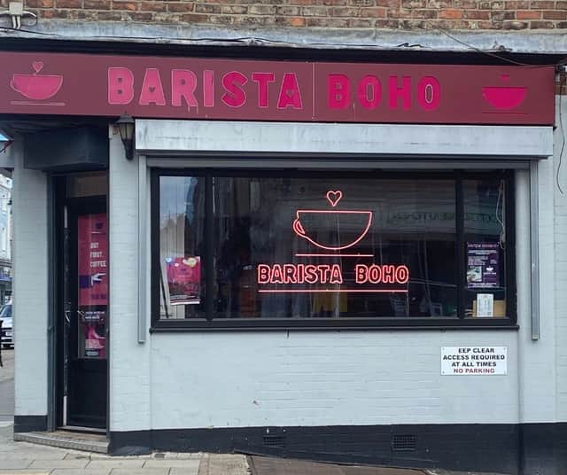 Barista Boho is located on Saville Street, North Shields