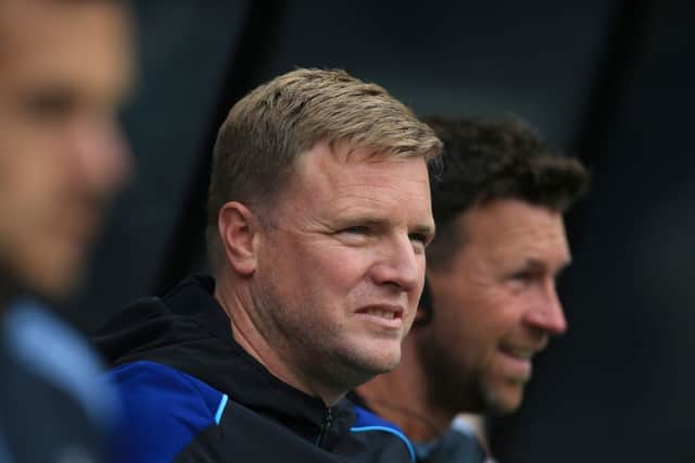 Is this Eddie Howe’s strongest Newcastle United starting XI?  (Photo by LINDSEY PARNABY/AFP via Getty Images)