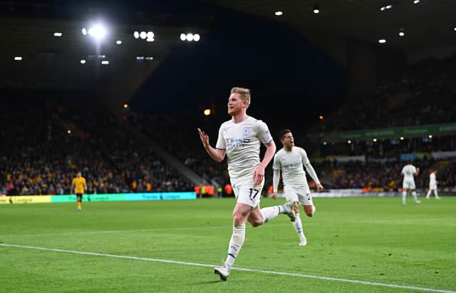 De Bruyne scored four in this fixture last season. Credit: Getty.