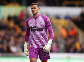 Newcastle United goalkeeper Karl Darlow. (Photo by Naomi Baker/Getty Images)