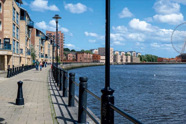 View from Quayside promenade.