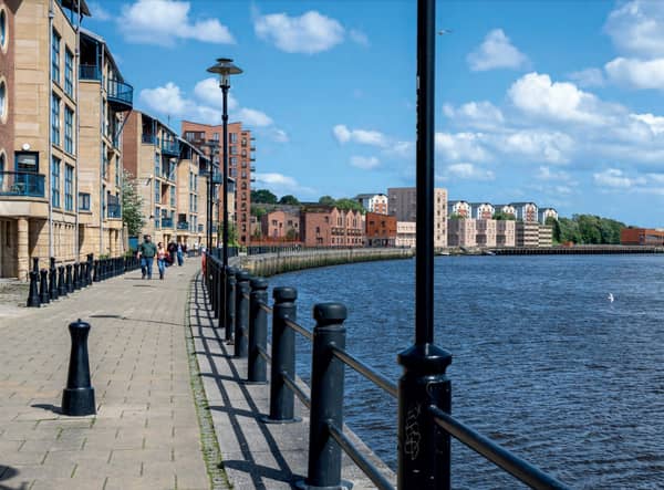 View from Quayside promenade.