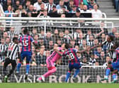 Newcastle United’s opener against Crystal Palace was wrongly ruled out.  (Photo by Stu Forster/Getty Images)