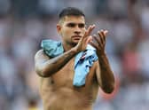 Newcastle United midfielder Bruno Guimaraes. 