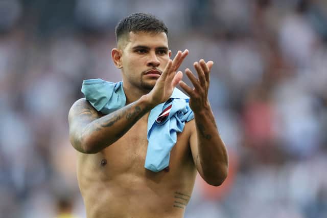 Newcastle United midfielder Bruno Guimaraes. 
