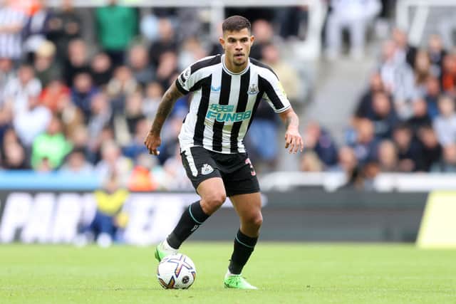 Newcastle United midfielder Bruno Guimaraes returned to the starting XI against Bournemouth. (Photo by George Wood/Getty Images)