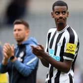 Newcastle United striker Alexander Isak. (Photo by LINDSEY PARNABY/AFP via Getty Images)