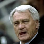 Bobby Robson, manager of Newcastle watches his team during the Newcastle United v Sheffield Wednesday (Photo: Clive Mason /Allsport)