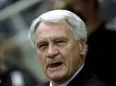 Bobby Robson, manager of Newcastle watches his team during the Newcastle United v Sheffield Wednesday (Photo: Clive Mason /Allsport)