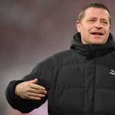 Max Eberl of Borussia Monchengladbach looks on during the Bundesliga match against Bayern Munich earlier this year (Photo by Sebastian Widmann/Getty Images)