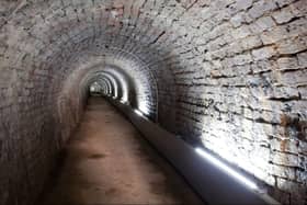 The Victoria Tunnel is a preserved 19th-century waggonway under Newcastle, stretching from the Town Moor to the Tyne river.
