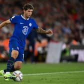 Christian Pulisic of Chelsea in action during the Premier League match between Southampton FC and Chelsea FC  (Photo by Mike Hewitt/Getty Images)