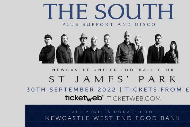 The South will be performing at St James’ Park