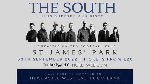 The South will be performing at St James’ Park