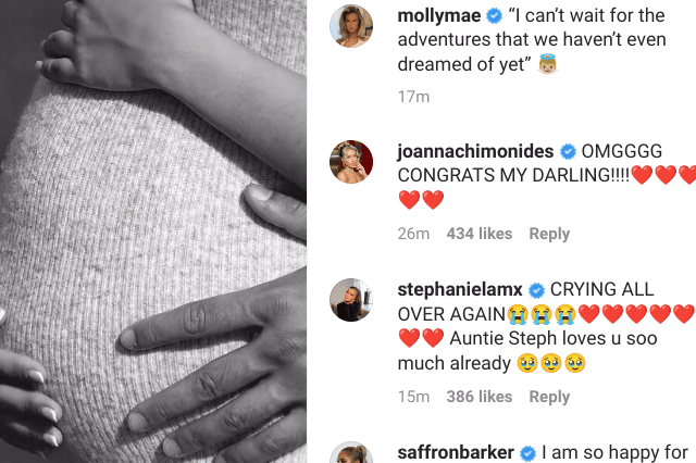 The announcement was made through Molly-Mae Hague’s Instagram account