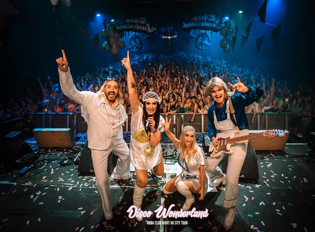 <p>ABBA Disco Wonderland is led by a tribute band</p>