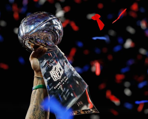 The Vince Lombardi Trophy is won by the winner of the Super Bowl