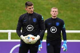 Newcastle United goalkeeper Nick Pope.  (Photo by PAUL ELLIS/AFP via Getty Images)