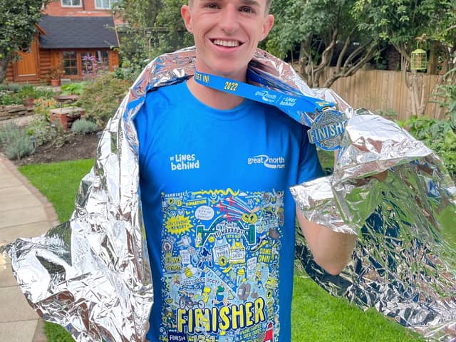 Cameron ran a blistering time at this year’s Great North Run