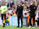 Newcastle United head coach Eddie Howe and assistant Jason Tindall.  (Photo by George Wood/Getty Images)