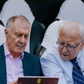 Bill and Sir Geoff at St. James’ Park