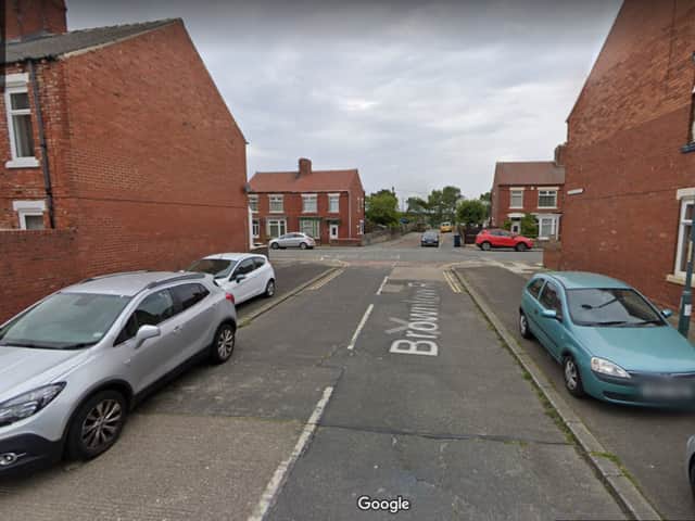 <p>Brownlow Road in South Shields, where the incident took place.</p>