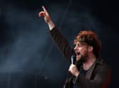 Tom Grennan performs on the main stage during the TRNSMT Festival in July 2022.