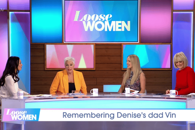 The Loose Women panel on Wednesday lunchtime (Image: ITV)