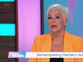 Denise paid tribute to her late father on Loose Women (Image: ITV)