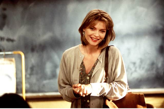 “30 years later I still get chills when I hear the song” Dangerous Minds actress Michelle Pfeiffer wrote on her Instagram account