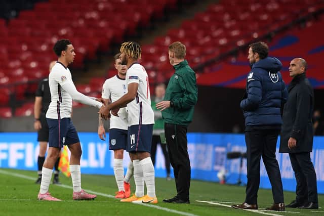 There’s only space for one right-back in the England starting XI (Image: Getty Images)