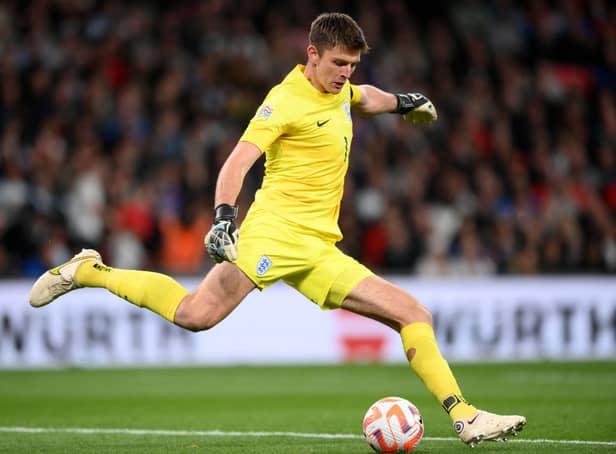 <p>Newcastle United goalkeeper Nick Pope in action for England.  (Photo by Shaun Botterill/Getty Images)</p>