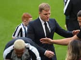 Newcastle United’s expected starting XI versus Fulham. (Photo by Stu Forster/Getty Images)