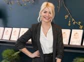 Holly Willoughby attends the Wylde Moon pop-up boutique at the ENO at London Coliseum on March 26, 2022 in London, England. (Photo by John Phillips/Getty Images)