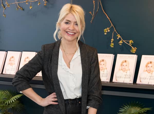 Holly Willoughby attends the Wylde Moon pop-up boutique at the ENO at London Coliseum on March 26, 2022 in London, England. (Photo by John Phillips/Getty Images)