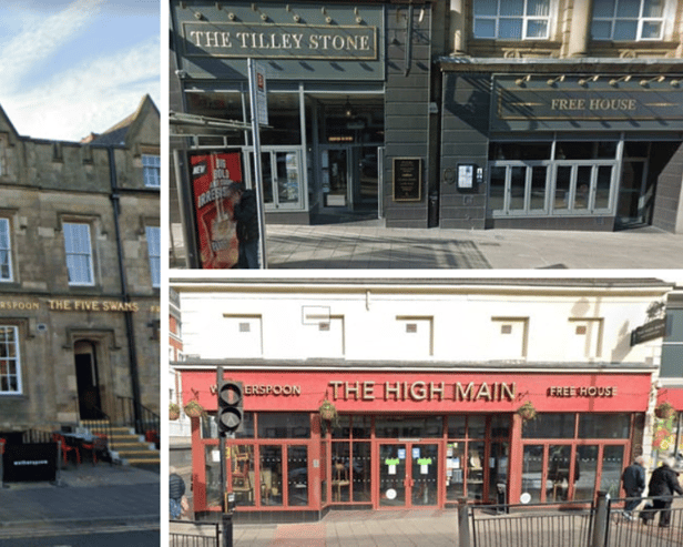 Wetherspoon pubs on Tyneside