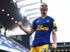 Miguel Almiron has been praised by one former Newcastle United star following his two-goal show in Saturday’s 4-1 win at Fulham (Photo by Tom Dulat/Getty Images)